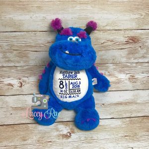 Personalized Stuffed Animal- Monster