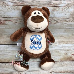 Personalized Stuffed Animal- Brown Bear