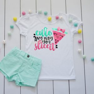 Girls Watermelon Sublimation Shirt