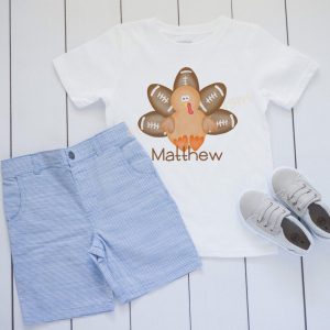 Football Turkey Toddler Fall Shirt