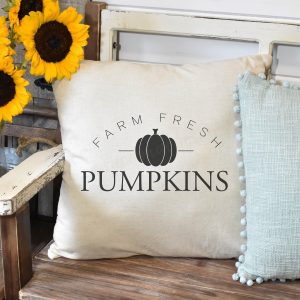 Farm Fresh Pumpkins Pillow Cover