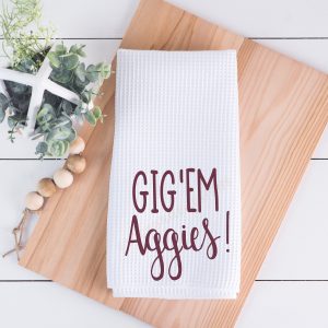 Gigem Aggies Dish Towel