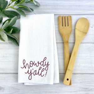 Howdy Y'All Texas Aggies Dish Towel