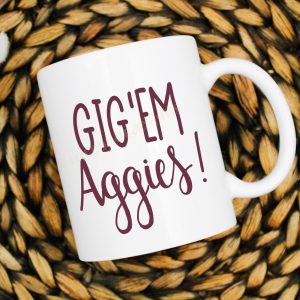 Gigem Aggies Printed Coffee Mug
