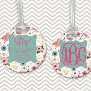 Stop Your Germs Are Too Big For Me Baby Carseat Tag