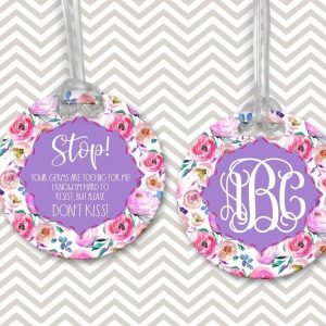 Stop Your Germs Are Too Big For Me Baby Carseat Tag