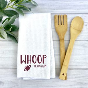 Whoop Texas A&M Aggies Dish Towel