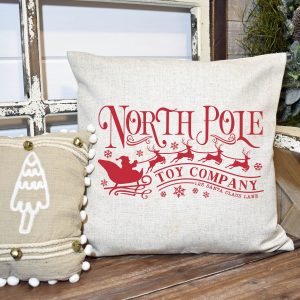 North Pole Toys Pillow Cover
