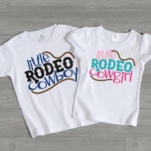 Little Rodeo Cowboy Or Cowgirl Shirt