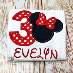 Minnie Mouse 3Rd Birthday Shirt