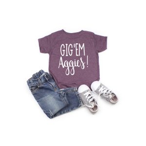 Gigem Aggies Game Day Toddler Or Youth Shirt