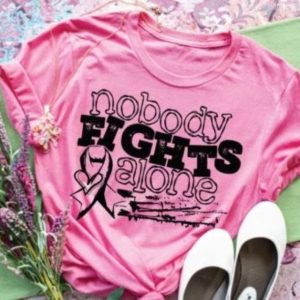 Nobody Fights Alone Cancer Awareness Shirt