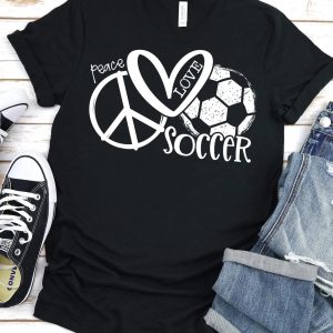 Peace Love Soccer Shirt