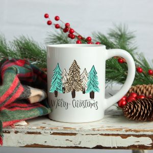 Christmas Tree Trio Christmas Coffee Mug