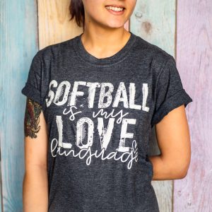 Softball Is My Love Language Shirt