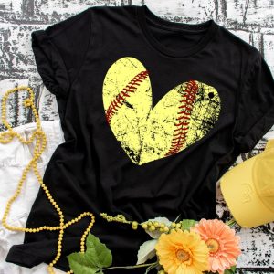 Softball Heart Shirt