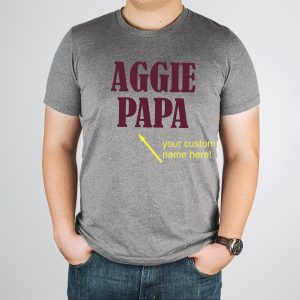 Custom Aggie Name Shirt For Him