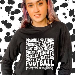 Fall Favorites Word Art Shirt