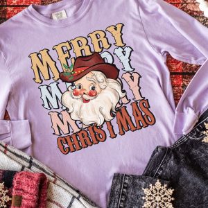 Cowboy Santa Christmas Shirt