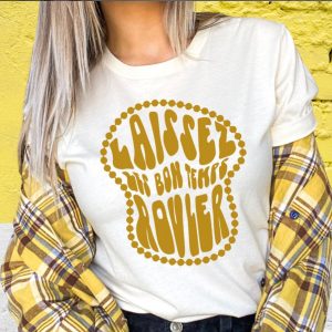 Laissez Les Bon Temps Rouler Metallic Gold Shirt