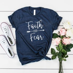 Faith Over Fear Ladies Graphic Tee