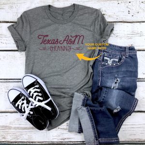 Aggie Custom Name Shirt For Her