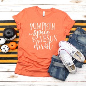 Pumpkin Spice & Jesus Christ Graphic Tee